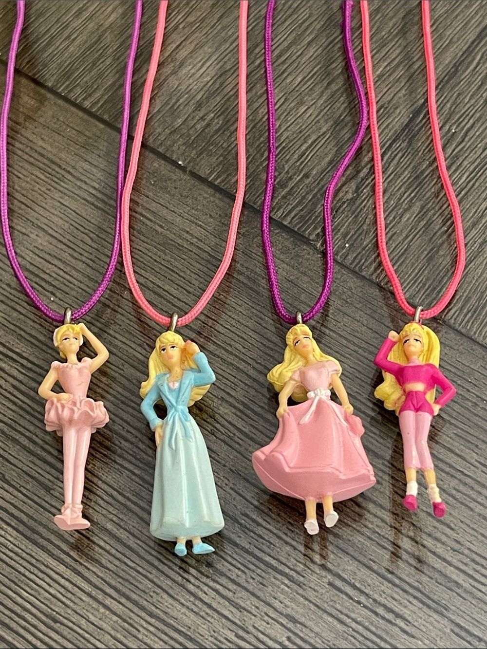 Tara Toys Barbie Party Favors 2000 Figurine Pendants or Necklaces Birthday